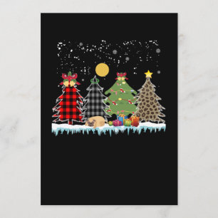 Invitación el pug duerme durante la temporada de Navidad