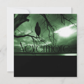 Invitación El Raven - Árbol de vigas de sol Nevermore - Verde