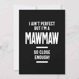 Invitación El regalo de la abuela mawmaw perfecta para las mu