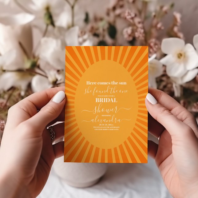 Invitación El retro del Boho viene aquí la ducha de las novia (Subido por el creador)