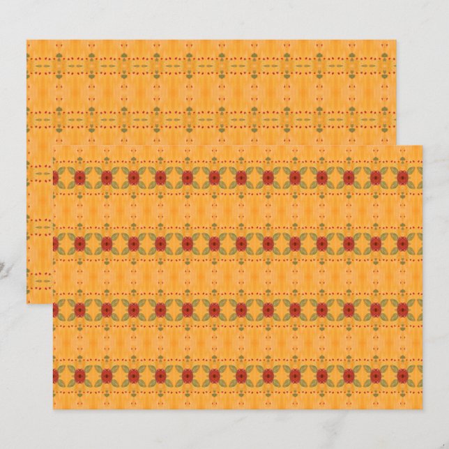 Invitación El reversible Duvet en oro (Anverso / Reverso)