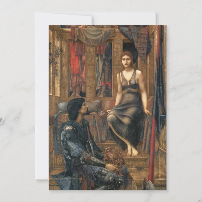 Invitación El rey Cophetua y la niñera mendigo (Anverso)