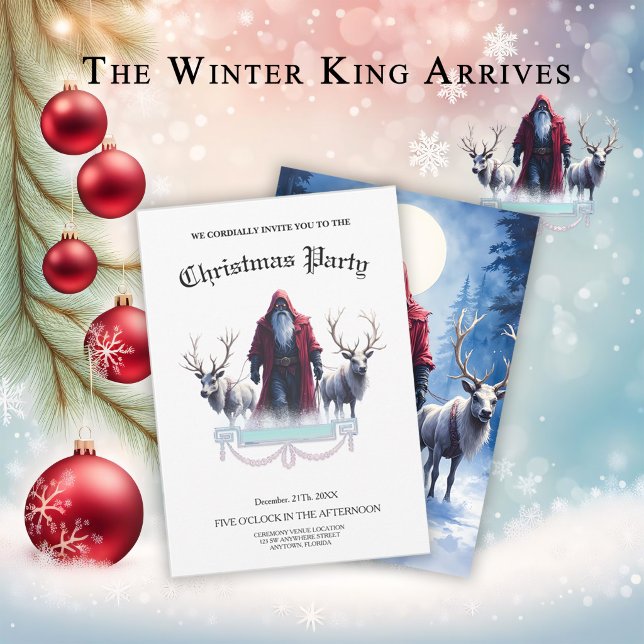 Invitación El Rey del Invierno Llega.  (Subido por el creador)