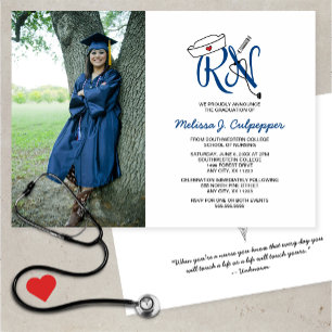 Invitación El RN cuida la graduación de la foto que fija el