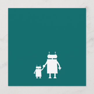 Invitación El robot Baby Shower invita