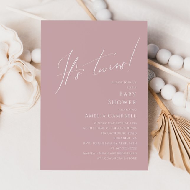 Invitación El Rosa excitante y polvoriento son los gemelos Ba (Subido por el creador)