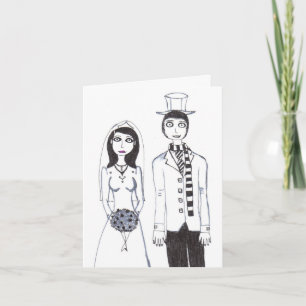 Invitación El rsvp espeluznante de la boda