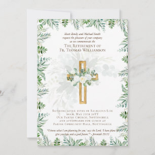 Invitación El sacerdote pastor diácono invita al retiro