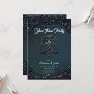 Invitación El santuario del árbol de la vida las joyas del al