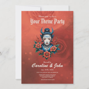 Invitación El secreto de la belleza pálida,