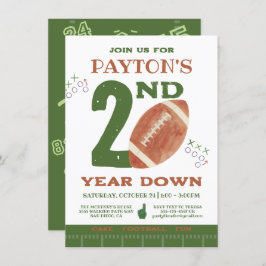 Invitación El segundo tercer tercer cuarto año del fútbol en 