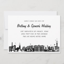 Invitación El Skyline de la franja de Las Vegas cambia la fec