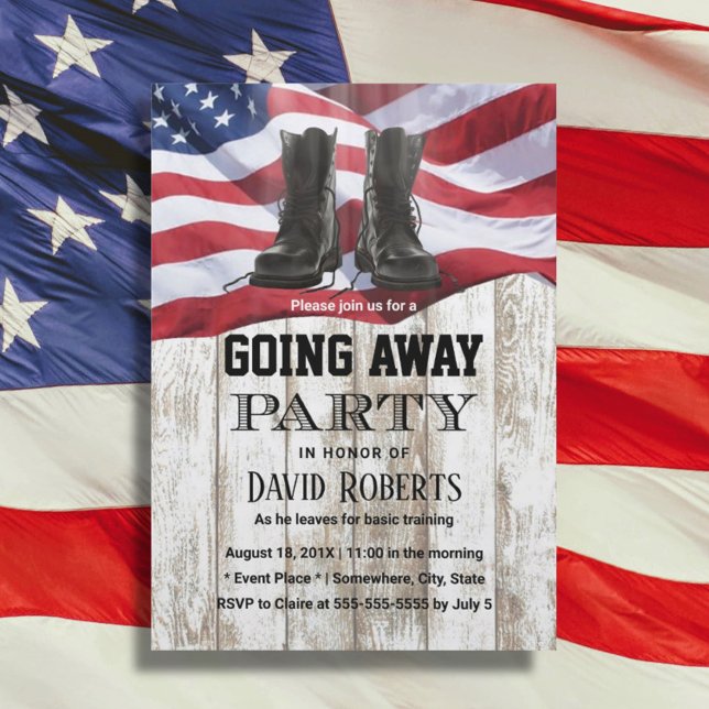 Invitación El soldado militar se va de Fiesta (Subido por el creador)