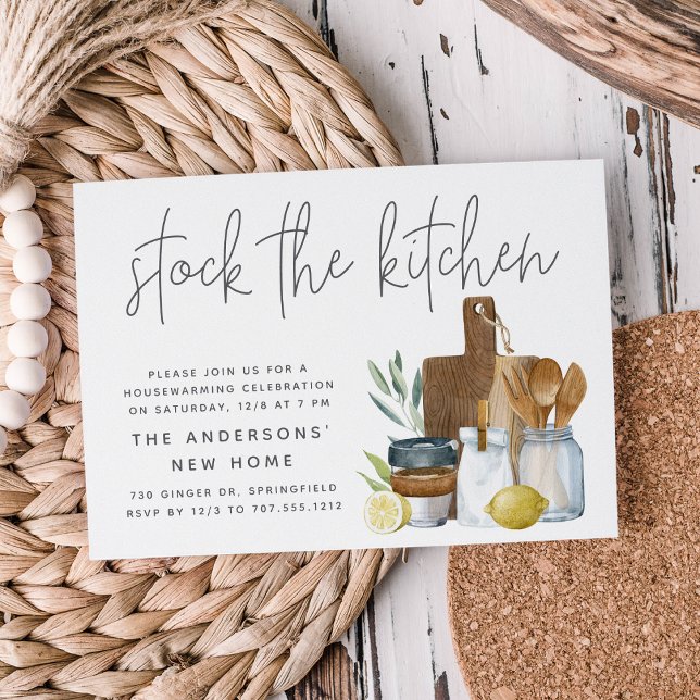 Invitación El stock moderno El Fiesta de la Cocina Calentador (Subido por el creador)