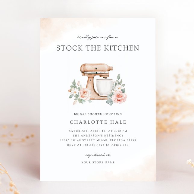 Invitación El stock moderno en la cocina (Subido por el creador)