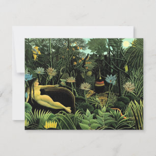 Invitación El sueño de Henri Rousseau (1910)