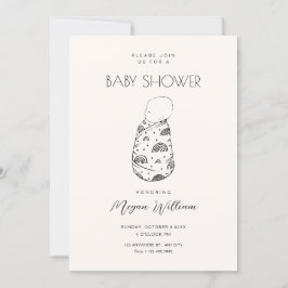 Invitación El sueño del recién nacido