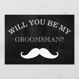 Invitación El tablero negro será mi groomman