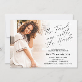 Invitación El Tassel Valía La Fiesta De Graduación De Los Dia