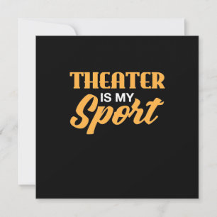 Invitación El teatro es mi deporte