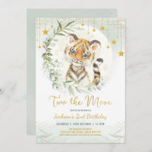 El tigre de oro verde en la luna segundo cumpleaño