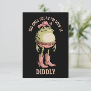 Invitación El único ejercicio de sentadillas que estoy hacien