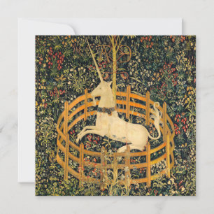 Invitación El unicornio en cautiverio