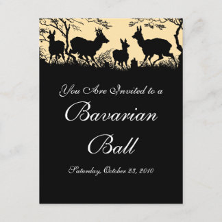 Invitación El vals/la bola austriacoalemanes del otoño del