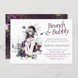 Invitación El vampiro | Moody Gothic Glam Champagne Brunch