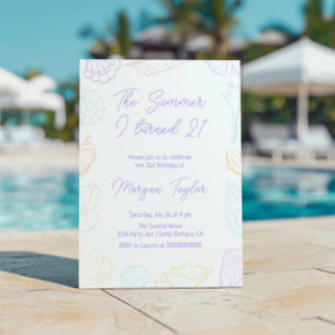 Invitación El verano que cumplí 21 años