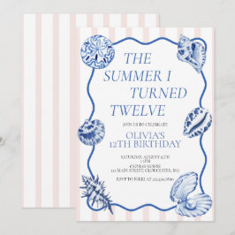 Invitación El verano que cumplí doce cumpleaños 12