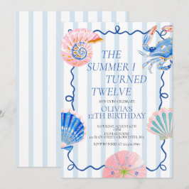 Invitación El verano que cumplí doce cumpleaños 12