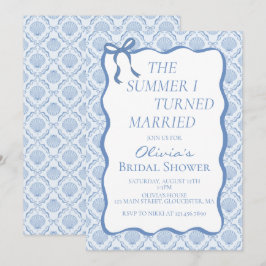Invitación El verano que me casé Desfile de novia costero
