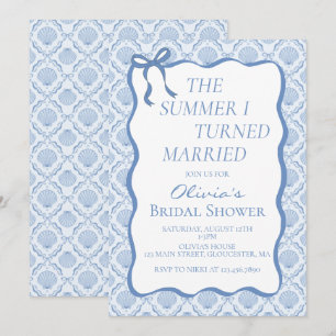 Invitación El verano que me casé Desfile de novia costero