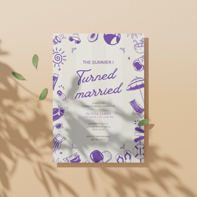 Invitación El verano que me casé despedida de soltera (Subido por el creador)