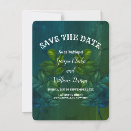Invitación El verde deja la cosecha rústica para salvar la fe