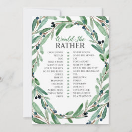 Invitación El verdor agraciado nupcial ella carda bastante