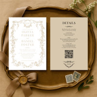 El victoriano Champagne Beige en un solo Boda