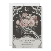 El viejo cráneo gótico espantó la Baby Shower de H