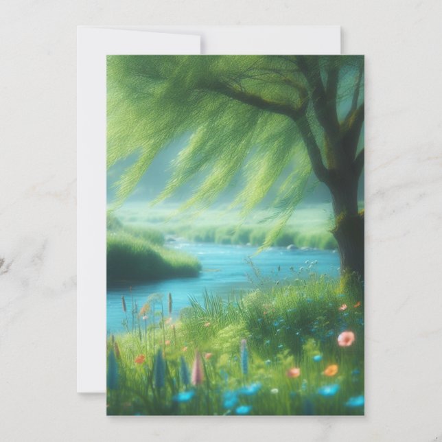 Invitación El viento en el salvaje (Anverso)