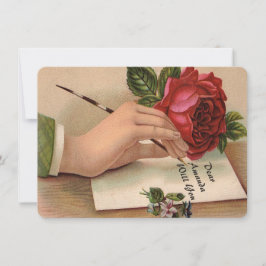 Invitación El vintage de encargo sea mi dama de honor/criada