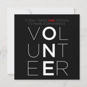 Invitación El Voluntario Hace La Diferencia Voluntario