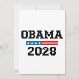 Invitación Elección por la Democracia 2028 de Obama Estados U