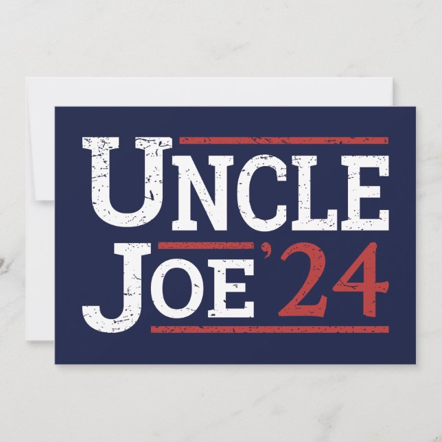 Invitación Elecciones 2024 - Tío Joe I (Anverso)