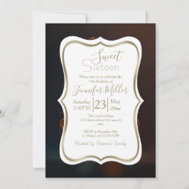 Invitación Electric guitar on fire                           