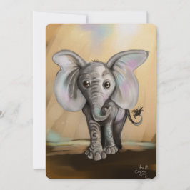 Invitación Elefante bebé