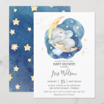 Elefante caprichoso Estrella Baby Shower Boy
