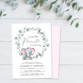 Invitación Elefante Eucalyptus Niña Sprinkle