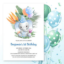 Elefante Tropical Blue Baby Fiesta