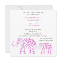 Elefantes rosas Annaprashan| Primer arroz